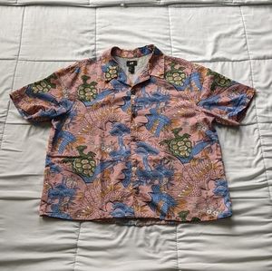 H&M Hemmed Hawaiian Shirt